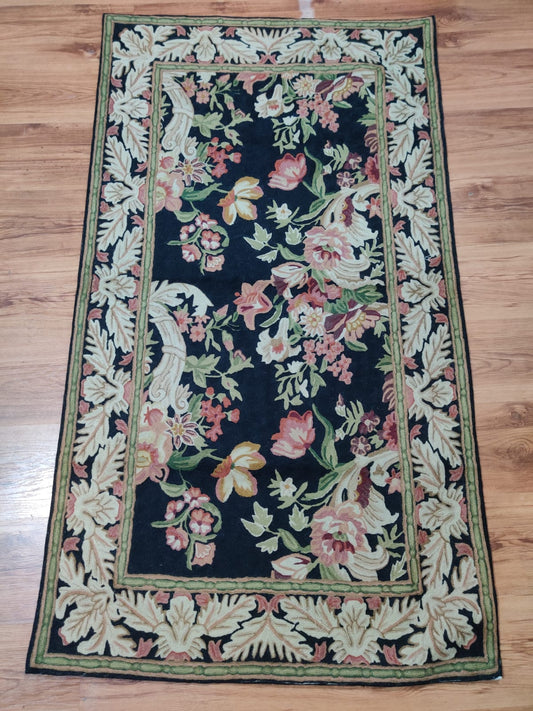 1920s American  Floral Chain Stitch