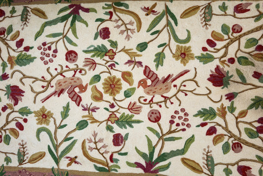Woodland Botanical Deer & Wildflower Rug