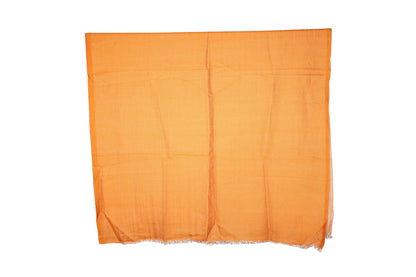 Solid Orange Handwoven Area Rug