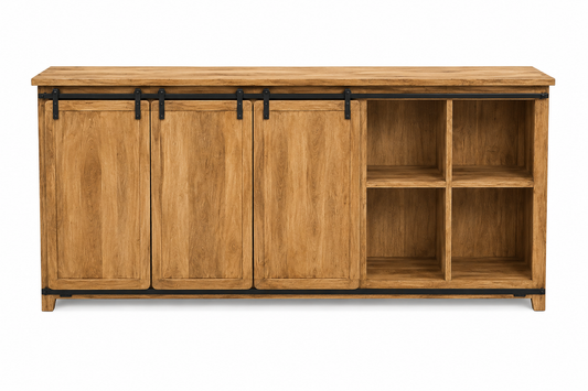 3 Door Open Sideboard